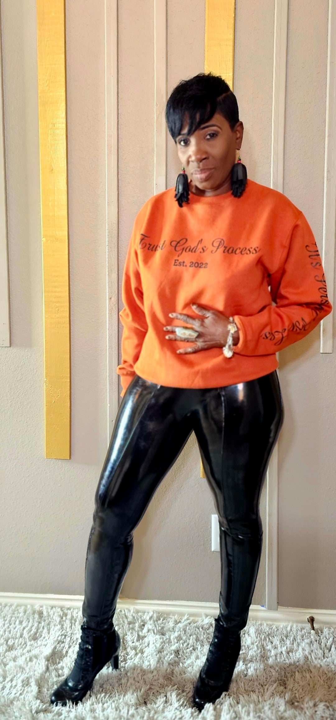 TRUST GOD'S PROCESS SWEATSHIRT