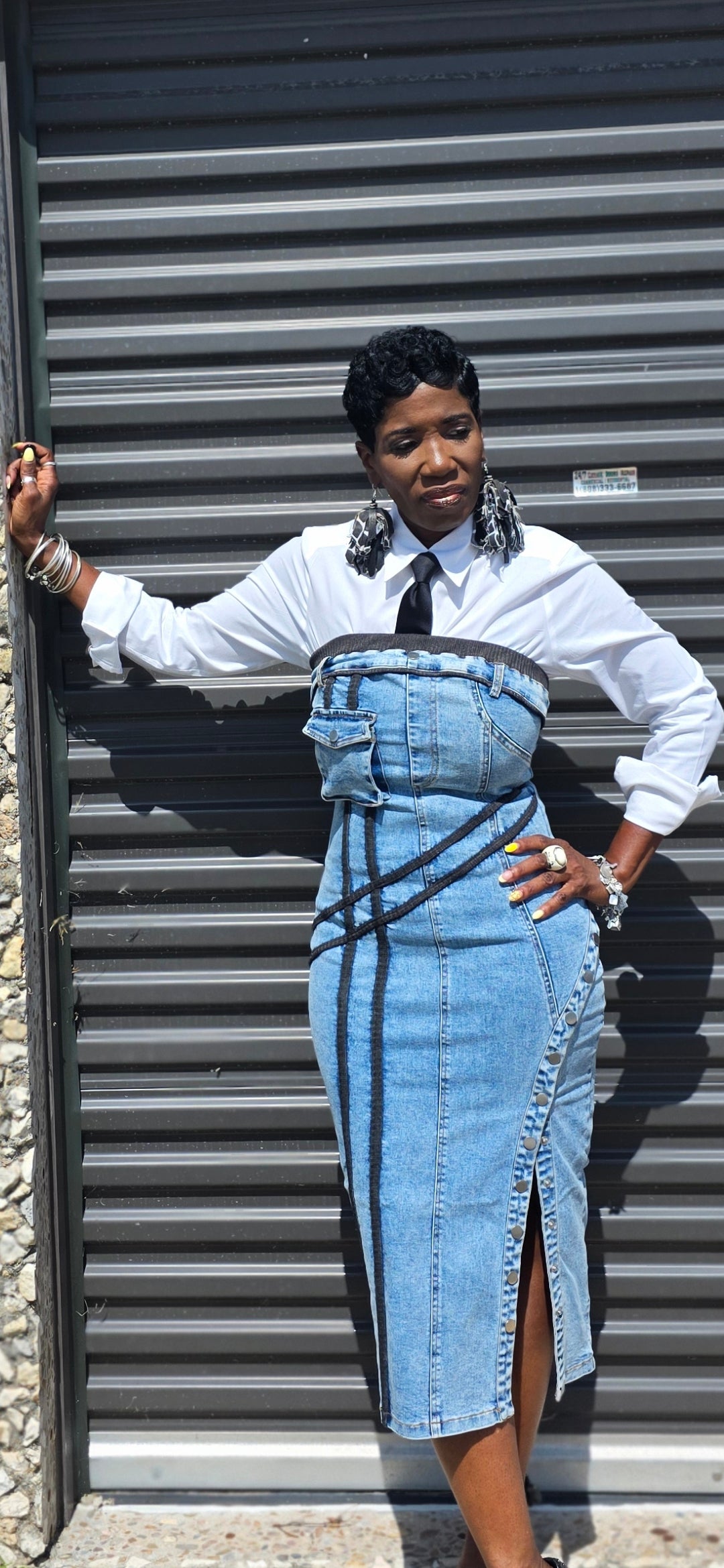 Ms Blue Jeans Dress