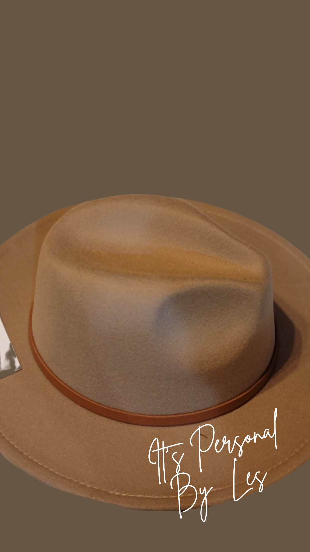 Camel Fedora Hat