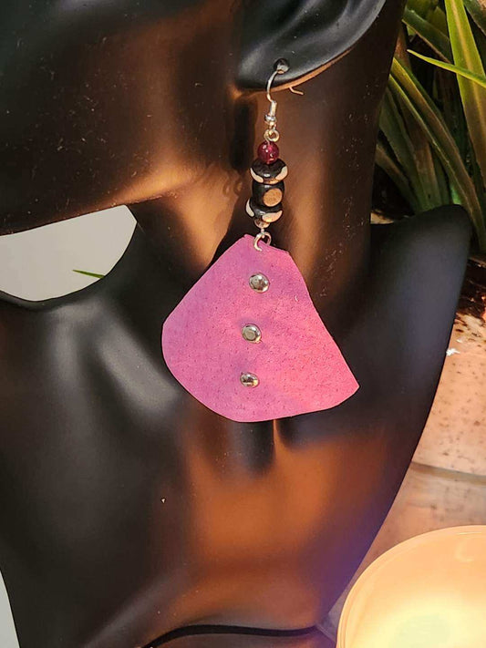 CUSTOM LEATHER PINK LEATHER
