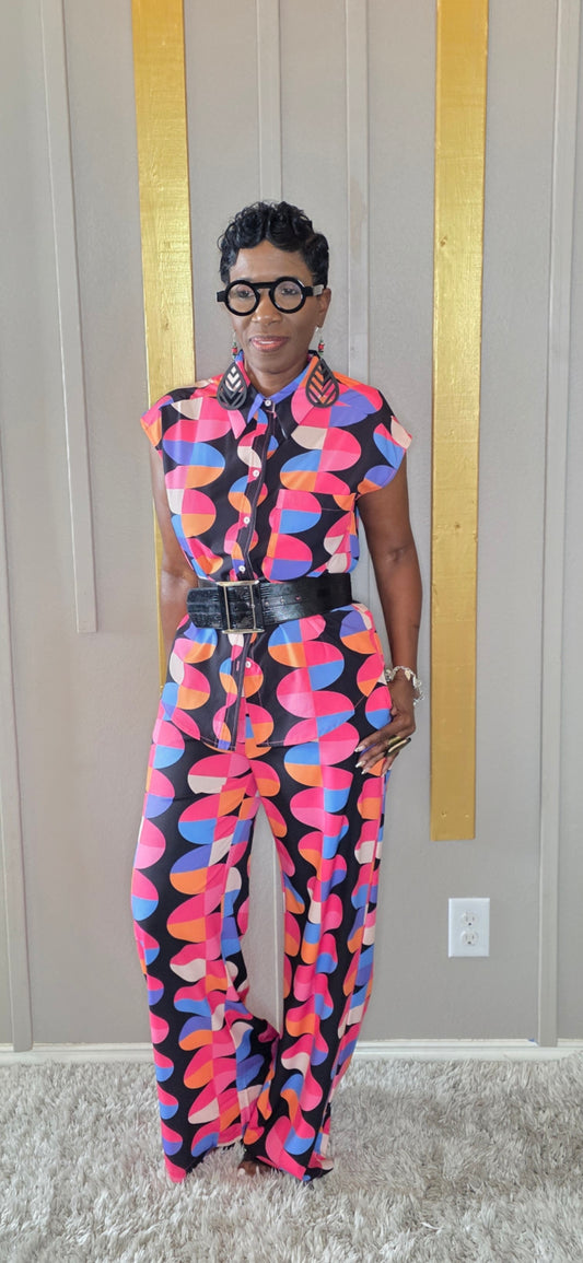 Ms. Multicolor Pantsuit
