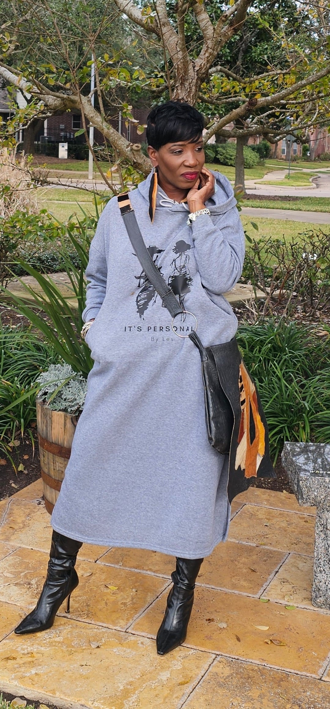 It's Personal By Les Hoodie Dress