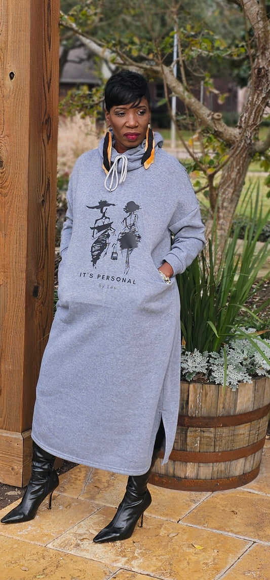 It's Personal By Les Hoodie Dress