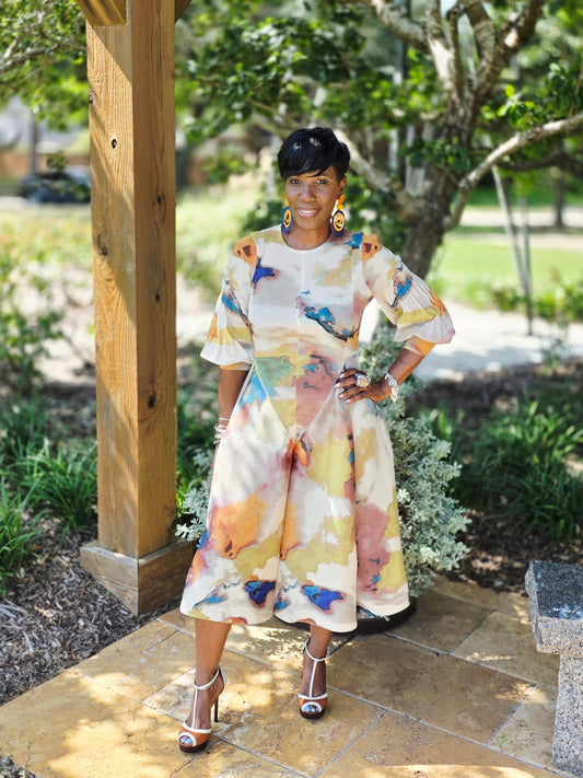 BOUNCE MULTI-COLOR DRESS