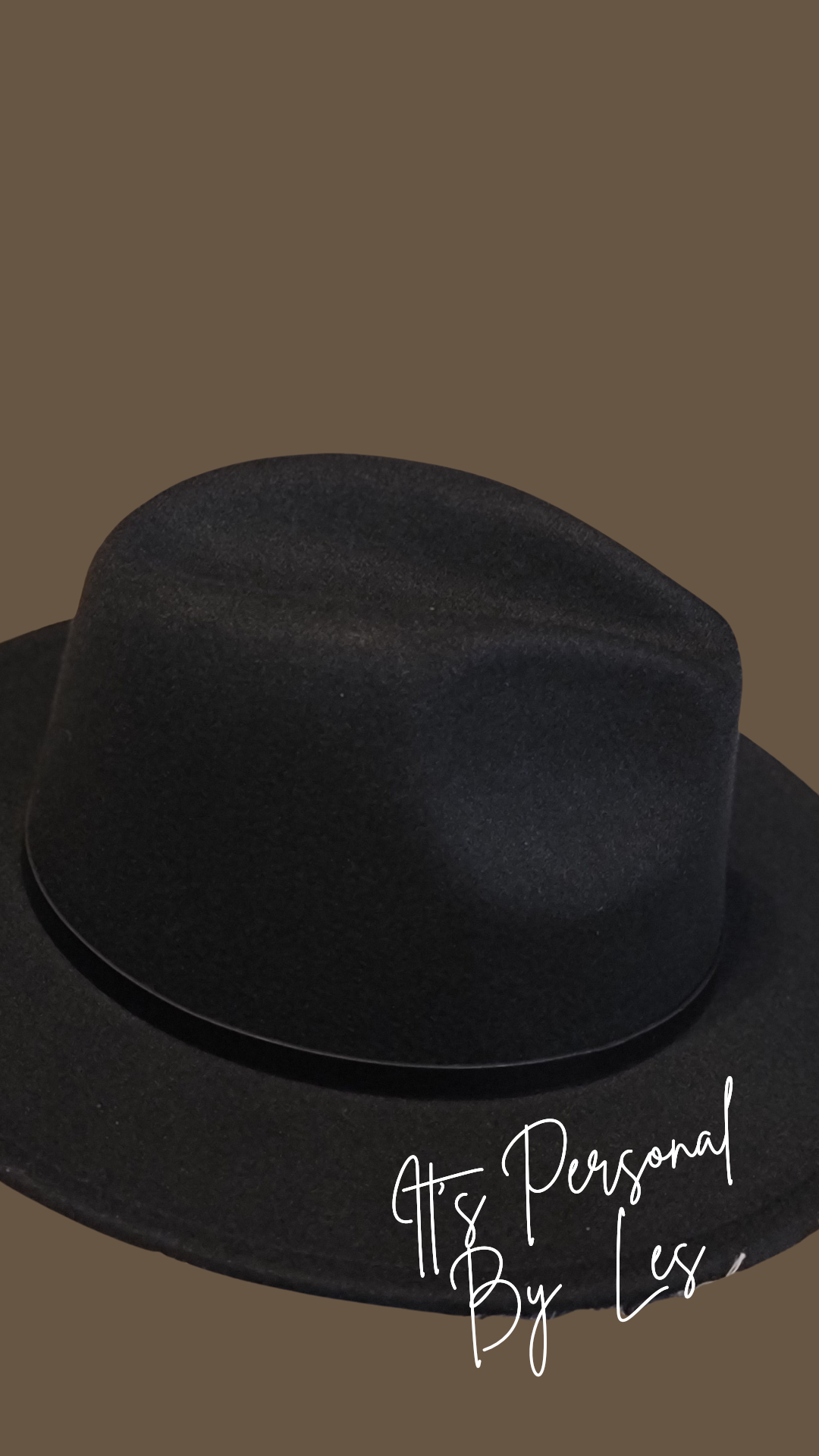 Sleek Black Fedora Hat