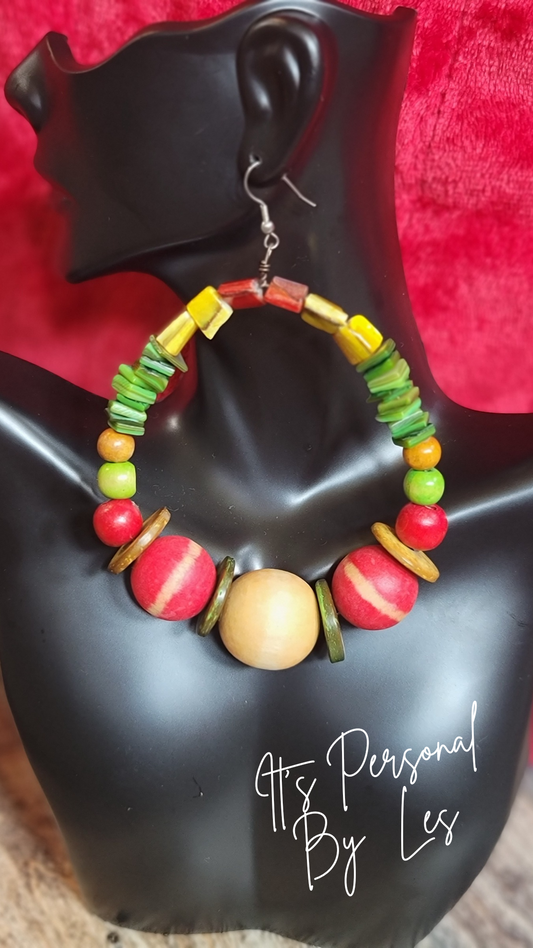 Colorful Beaded Custom Earrings
